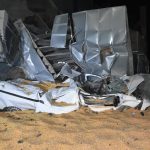 Silos zbożowy przewrócił się na samochód. 32-latek nie żyje