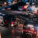 Pożar hali magazynowej z farbami został opanowany