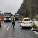 Dramat koło Lublińca! Kierowcy ponieśli śmierć na miejscu