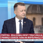 Błaszczak: Tuskowi bardzo doskwiera opracowanie prof. Cenckiewicza i red. Rachonia, bo ujawnia całą prawdę