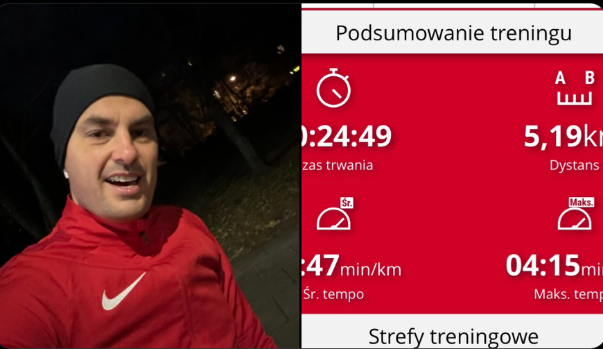 Myrcha pisze o osiągnięciach biegowych. Internauci: „Wpisałeś te 5,19 km do kilometrówki?”