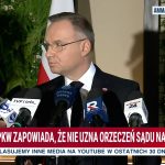 Prezydent Duda mocno: To nierozsądne, że pan Klich ma zostać kierownikiem placówki w USA