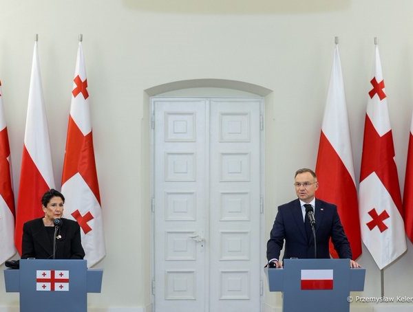 Andrzej Duda rozmawiał z prezydent Gruzji