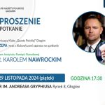 Spotkanie w Głogowie z prezesem IPN Karolem Nawrockim