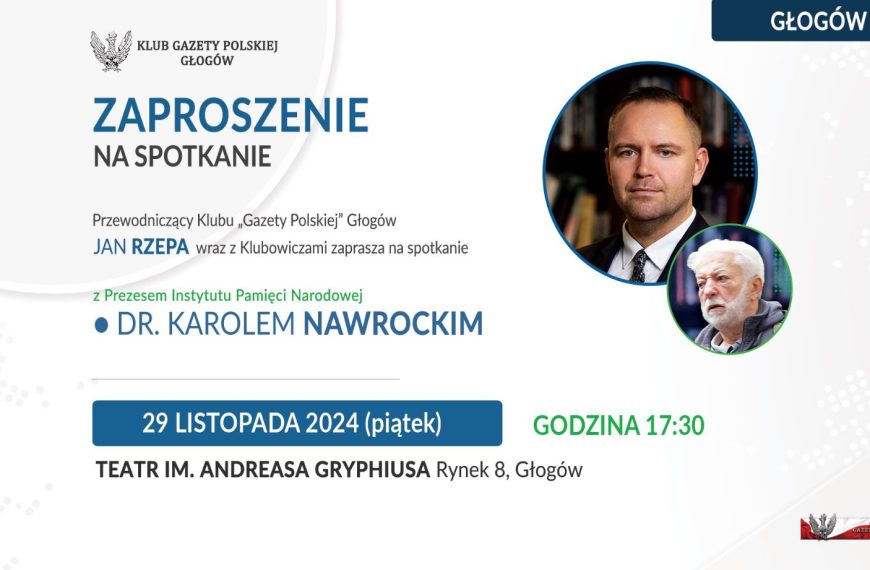 Spotkanie w Głogowie z prezesem IPN Karolem Nawrockim