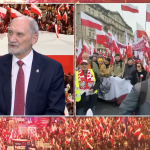 Macierewicz: Tusk nieustannie kłamliwie oskarża Trumpa, a siebie kłamliwie chwali