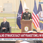 NA ŻYWO: Oficjalne otwarcie bazy antyrakietowej w Redzikowie [TRANSMISJA]