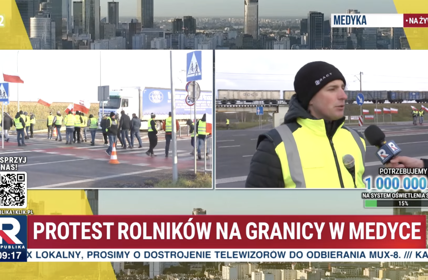 Droga przed granicą w Medyce jest zablokowana. O co chodzi?