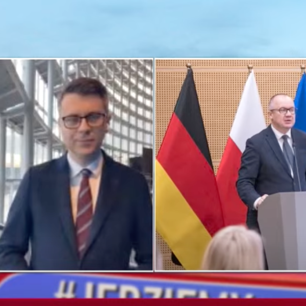 Niemiecki prokurator z medalem od Bodnara