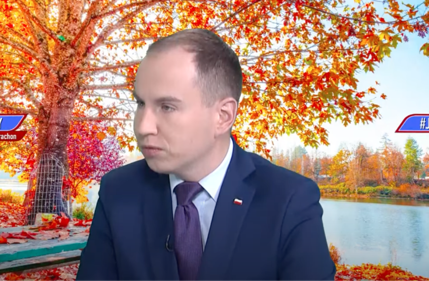 Andruszkiewicz: Nawrocki nie szuka konfliktu w Polsce jak to robi Trzaskowski