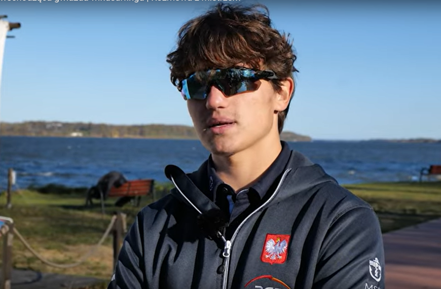 Maciej Pietrzak wschodzącą gwiazda windsurfingu