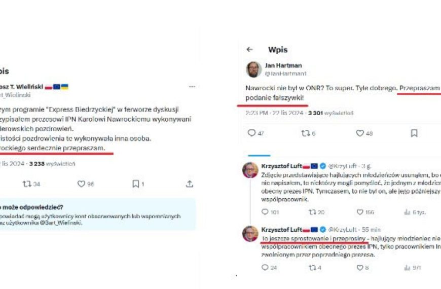 Oszczercy są w strachu. Po zapowiedzi procesów o zniesławienie zaczęli przepraszać prezesa IPN
