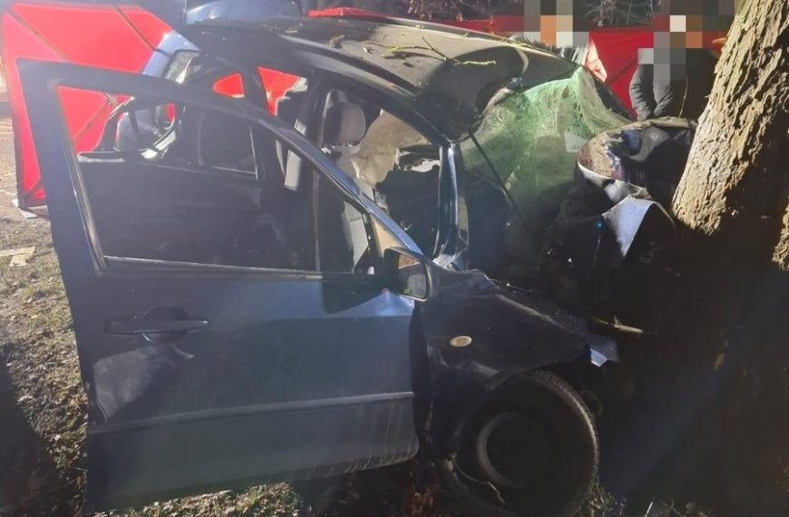 Tragiczny wypadek na drodze. Kierowca bez szans na przeżycie