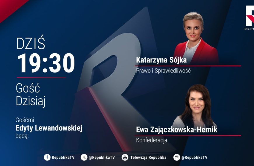 Republika. Zapraszamy na Gościa Dzisiaj o godz. 19:30