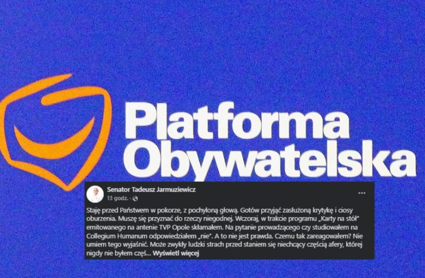 Senator PO przyznaje się do kłamstwa ws. studiów na Collegium Humanum