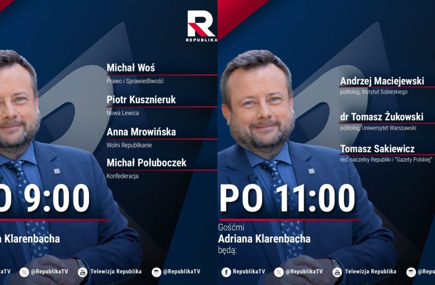 Republika. Poranek i przedpołudnie z Adrianem Klarenbachem