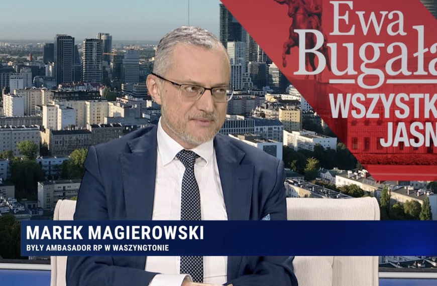 Magierowski: polska dyplomacja musi zacząć funkcjonować normalnie dla dobra naszego kraju