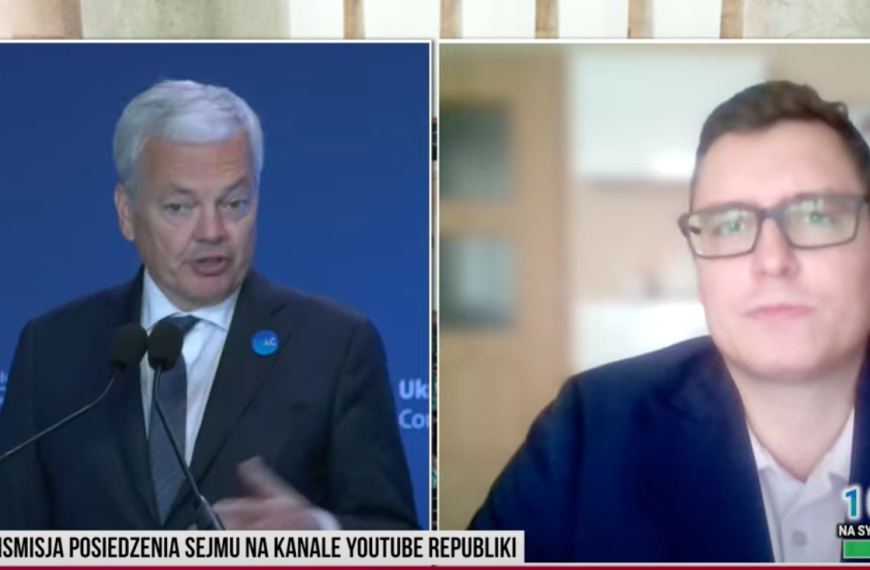 D. Reynders pouczał ws. praworządności, sam został zatrzymany!