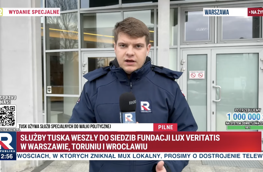 CBA w obiektach Fundacji Lux Veritatis. Jesteśmy na miejscu! [LIVE]