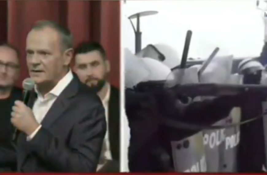 Tusk składa życzenia górnikom. Czyżby zapomniał jak PO pacyfikowało protestujących górników…?